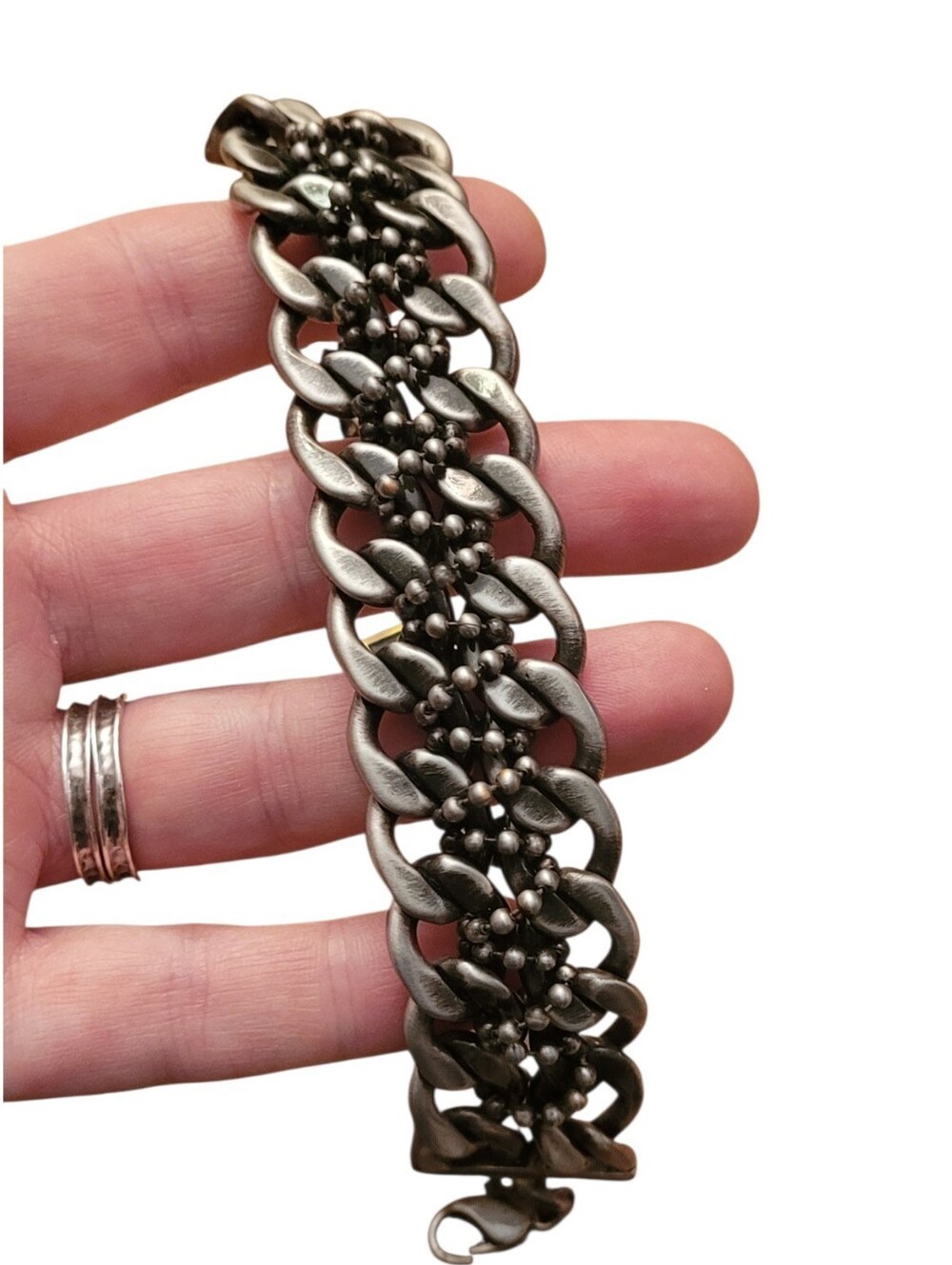 Unique Solid Braided Link Bracelet